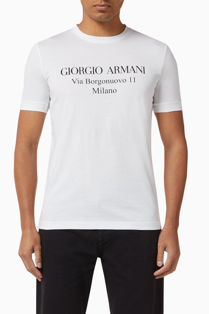 

Borgonuovo Cotton T-Shirt, White