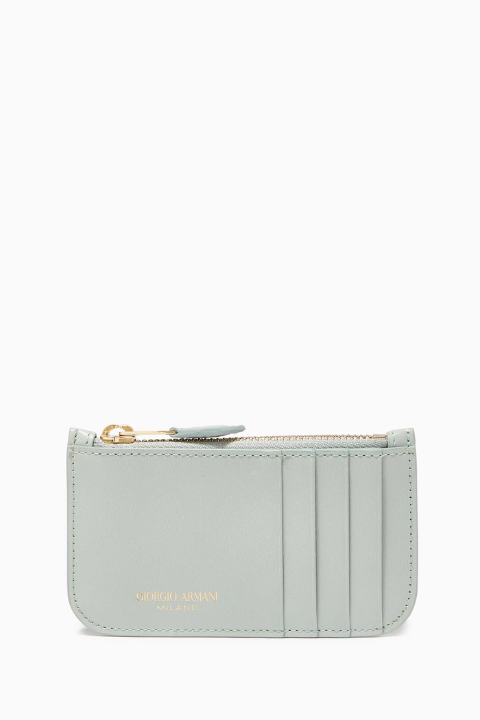 

Cardholder in Bovine Leather, Green