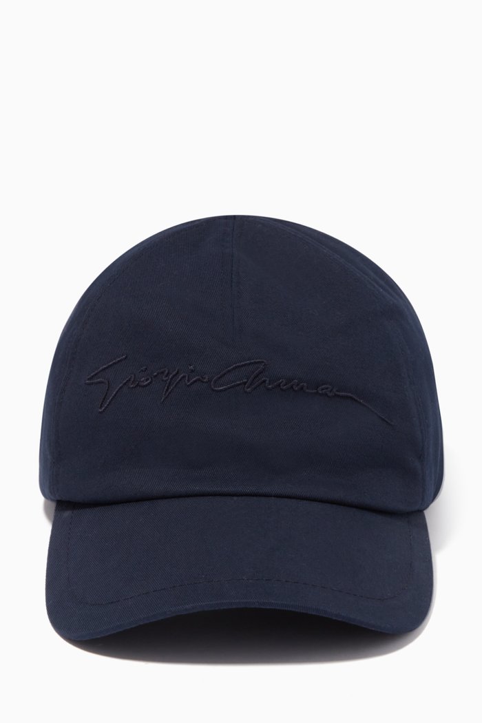 

Signature Baseball Cap in Canvas, Blue