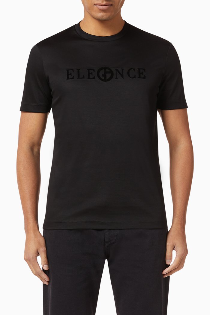 Elegance Logo T-Shirt, Black