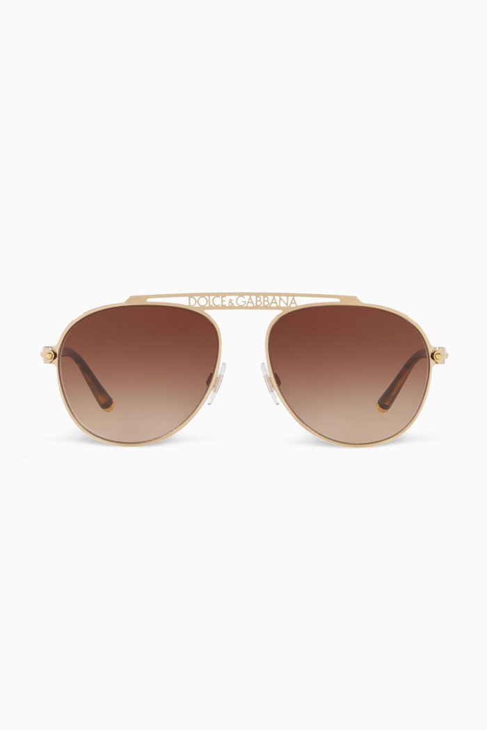 

Pilot Sunglasses, Brown