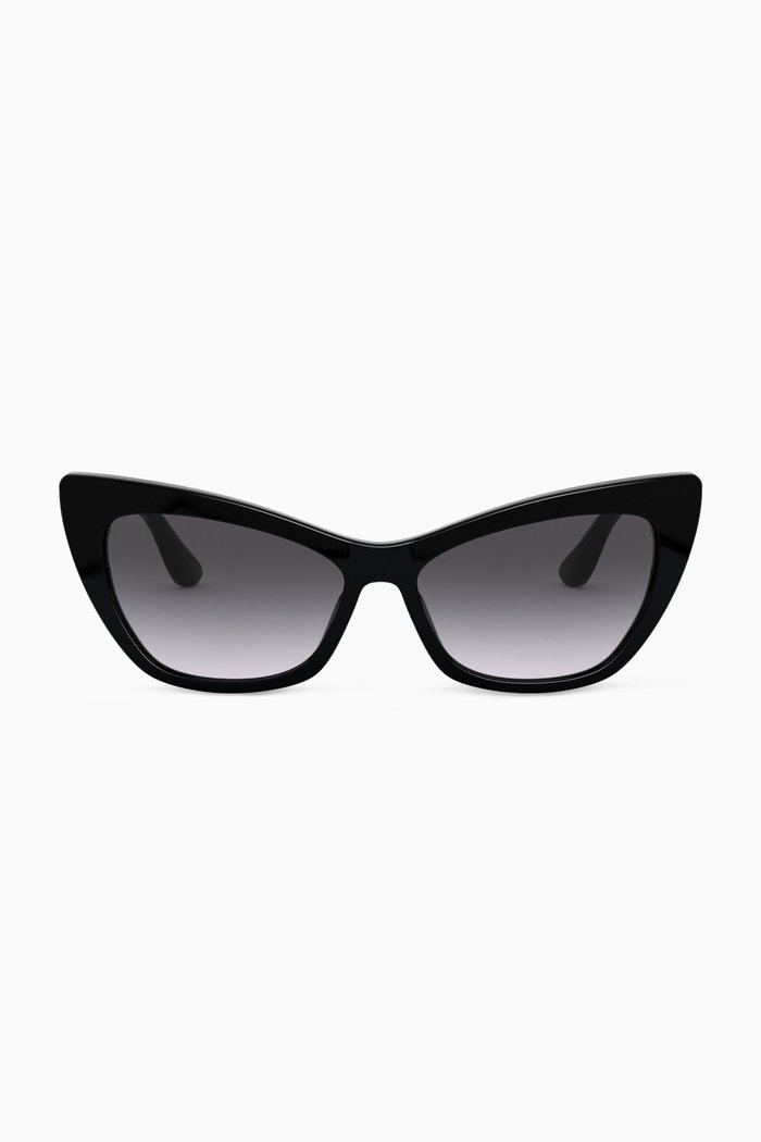 

Cat-Eye Sunglasses, Black
