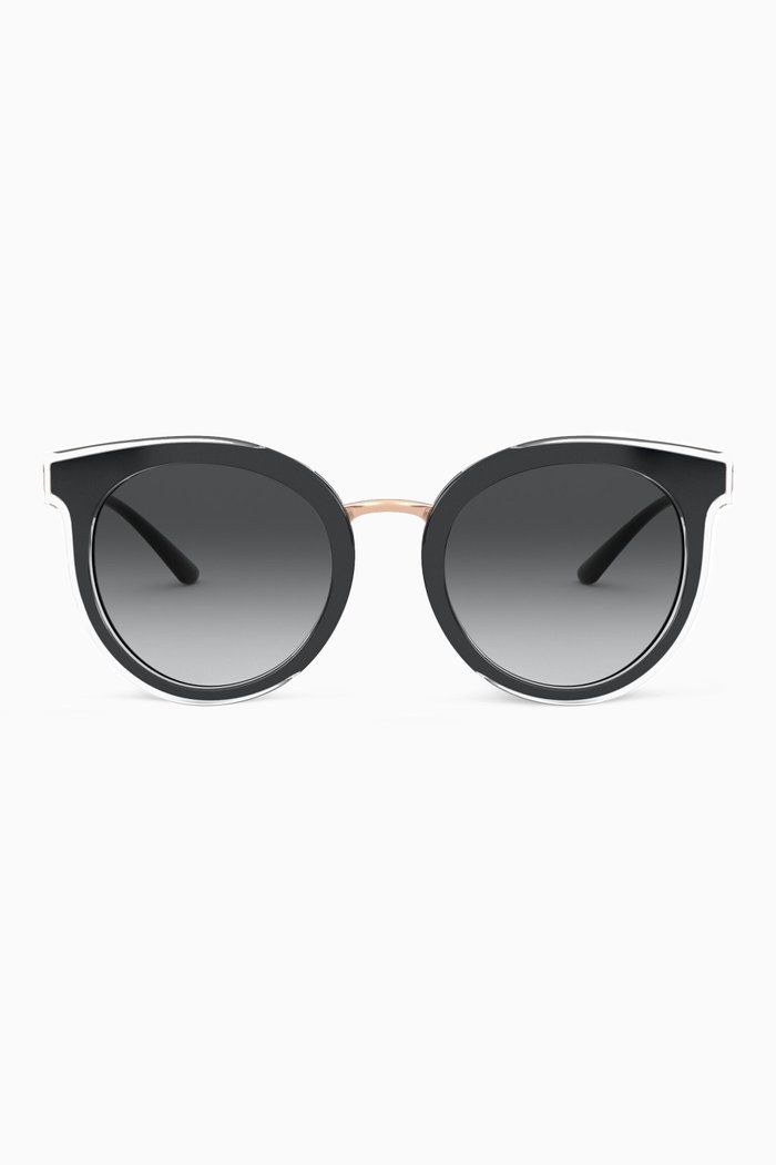

Panto Sunglasses, Black