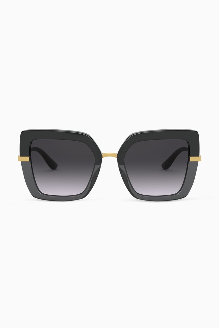 

Half Print Sunglasses, Brown