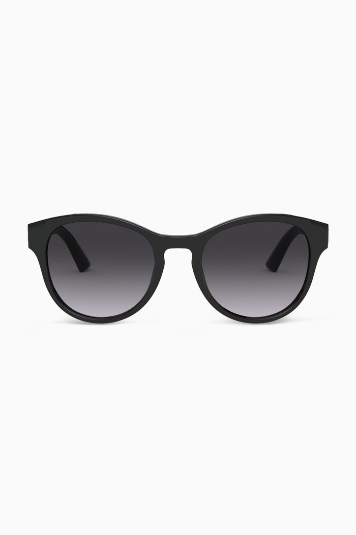 

DG Monogram Sunglasses, Black
