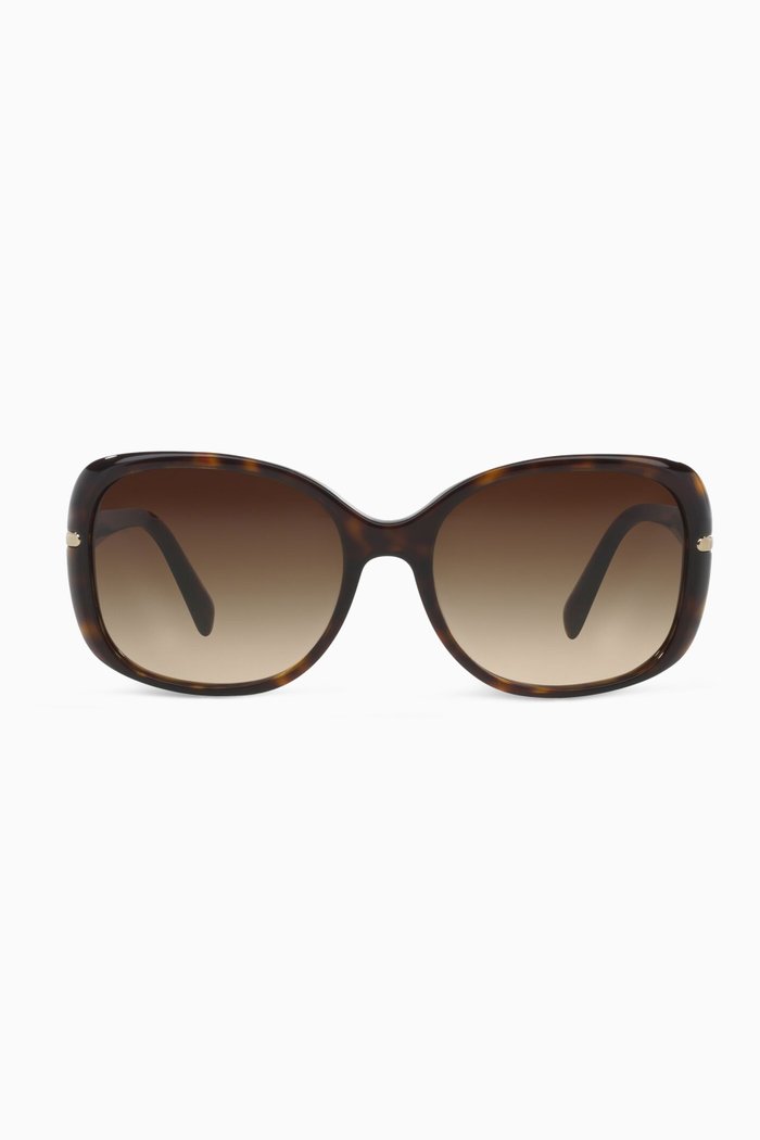

Rectangle Sunglasses in Acetate, Brown