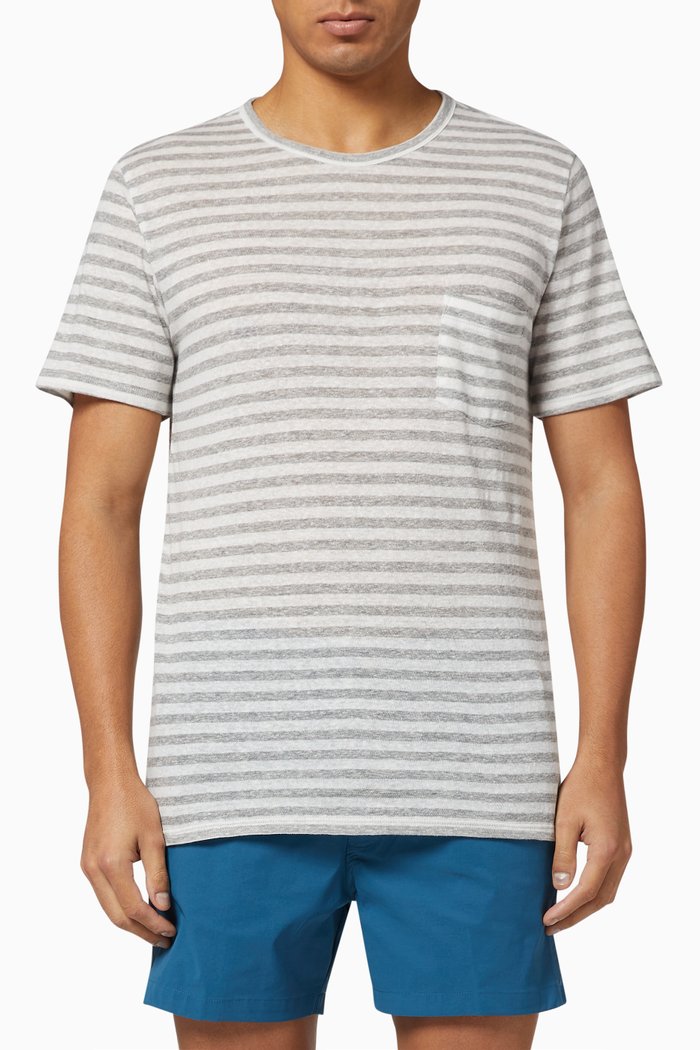 

Chad Linen Jersey T-Shirt, Grey