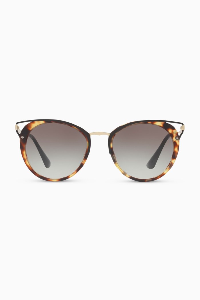 

Round Sunglasses in Acetate, Brown