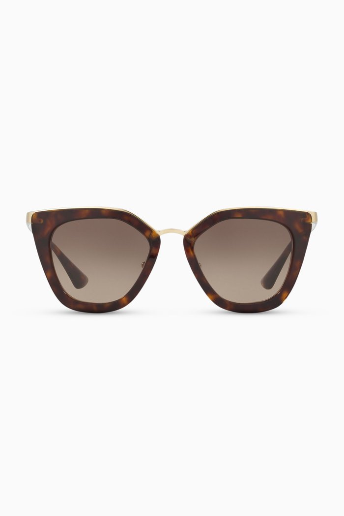 

Cat-Eye Sunglasses in Acetate, Brown