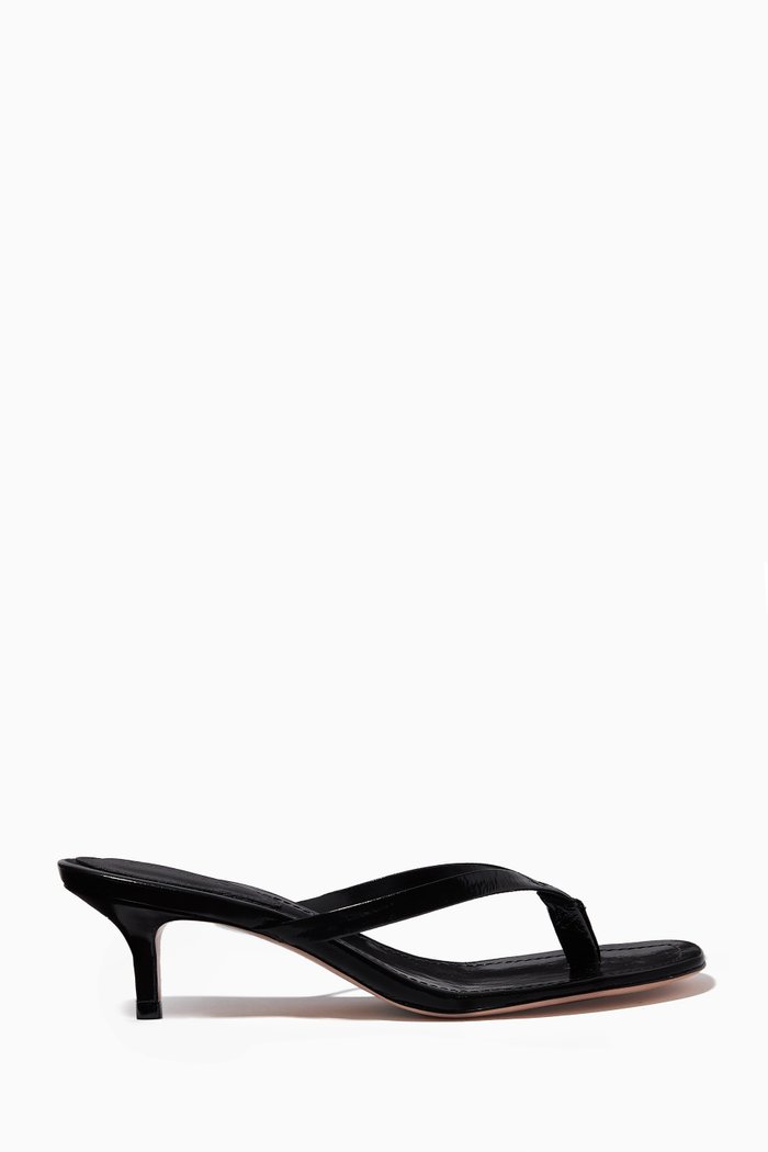 

Ivone Sandal in Patent Leather, Black
