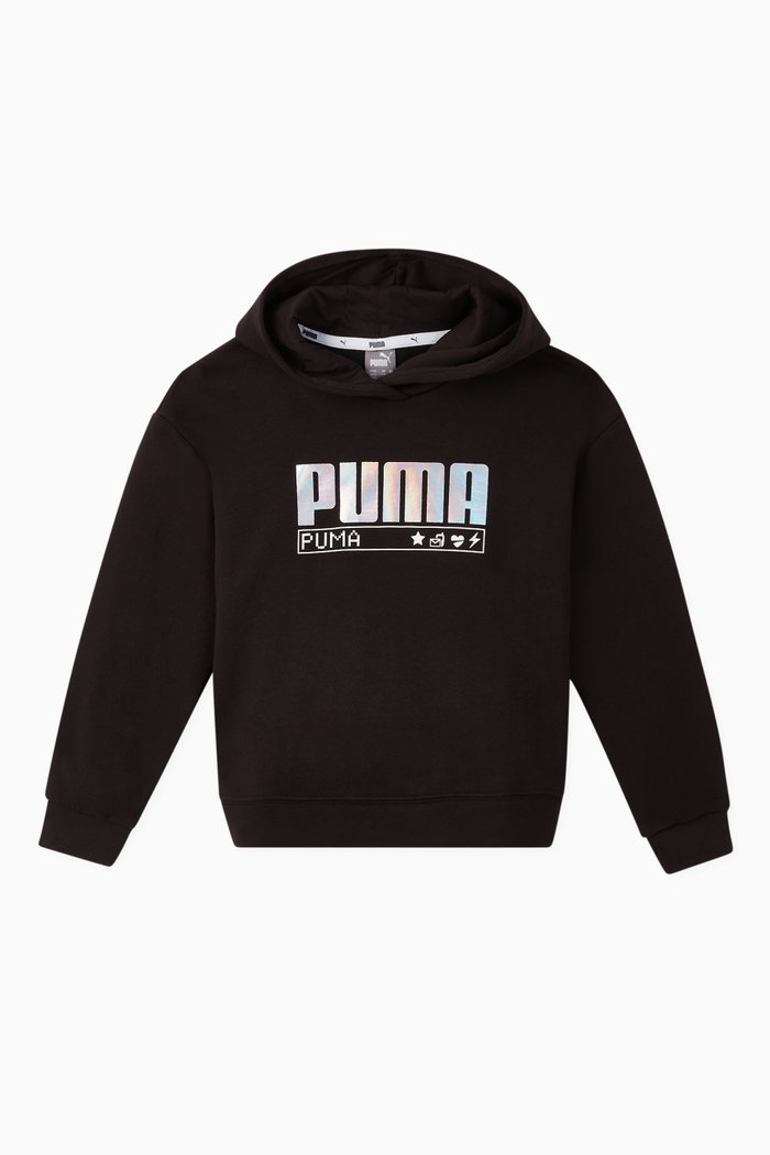 

Alpha Graphic Hoodie, Black