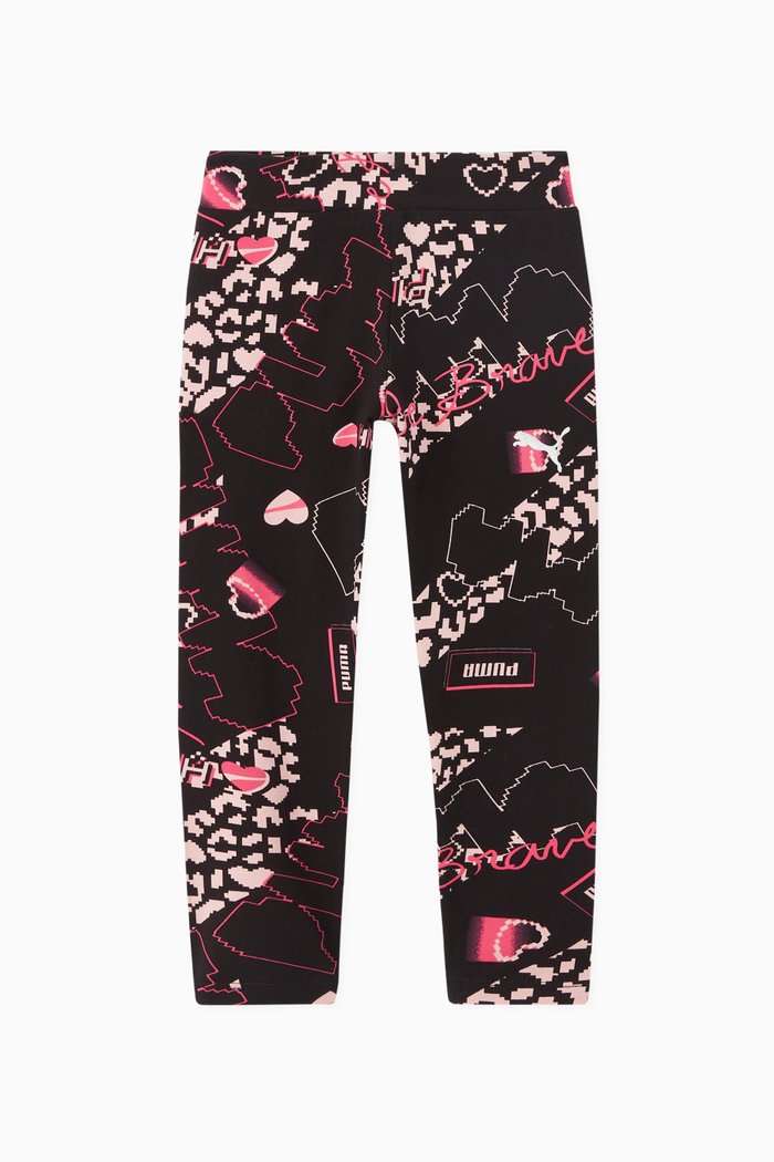

Alpha AOP Leggings, Black