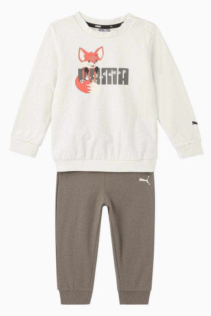 

Animals Crew Jogger Set, Set of 2, Grey