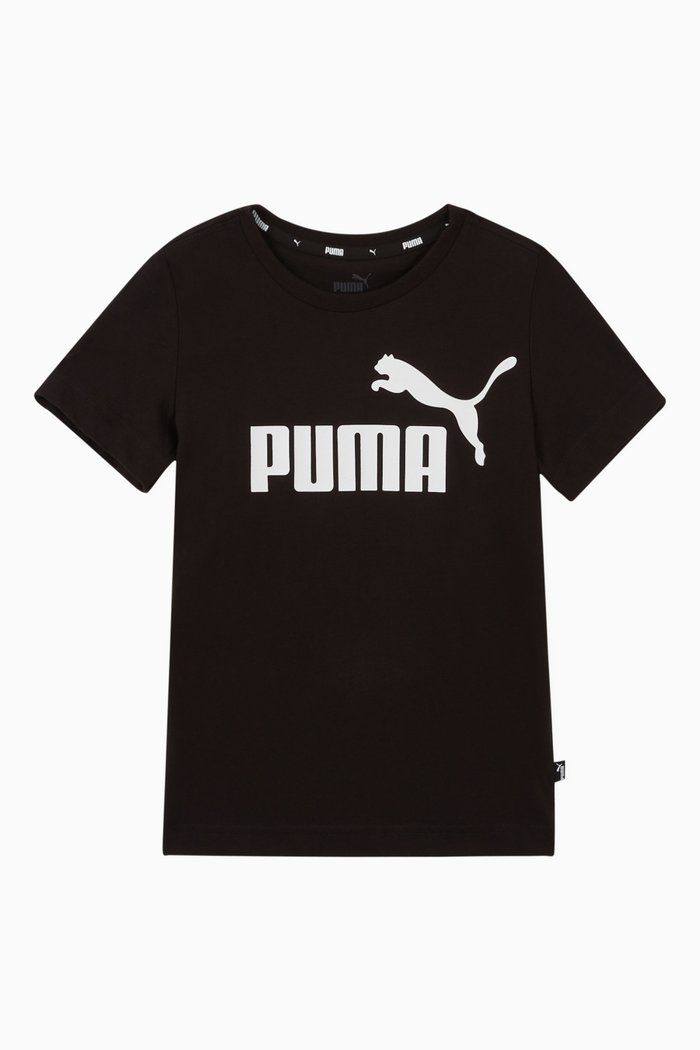 Logo Print Jersey T-Shirt, Black