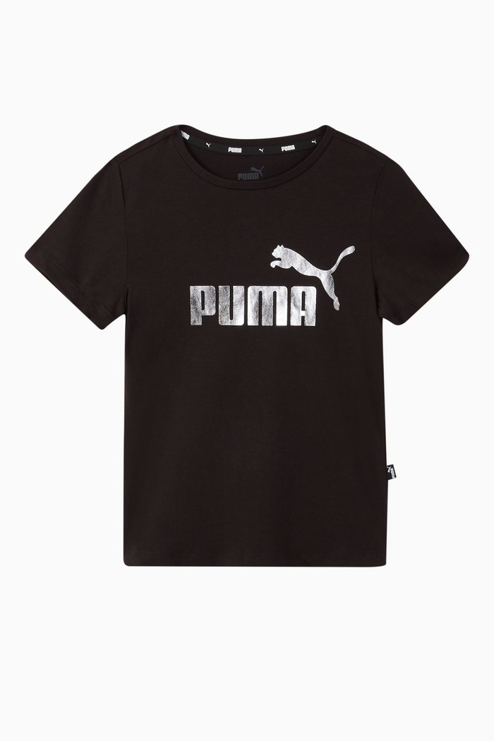 

Metallic Logo Jersey T-Shirt, Black