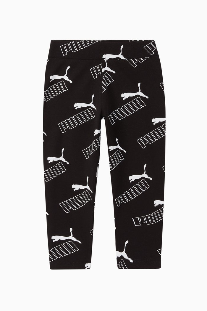 

Amplified Logo Leggings, Black