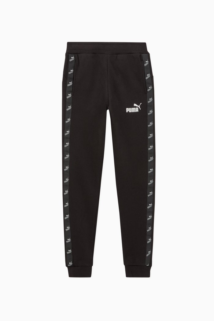 Amplified Logo Sweatpants, Black