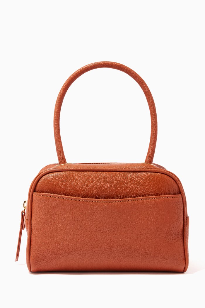 

Martin Bag in Grained Leather, Brown