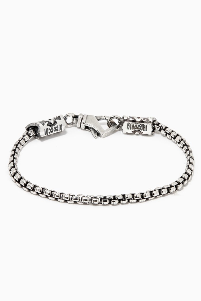 

Tubular Chain Bracelet in Sterling Silver