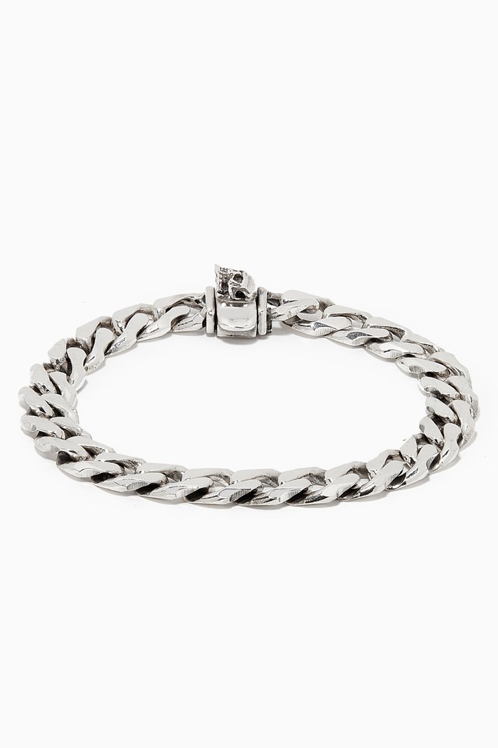 

Edge Chain Bracelet in Sterling Silver