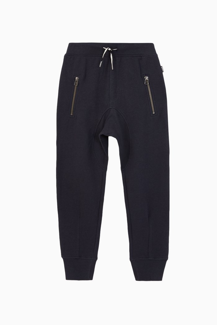 

Zipped Cotton Sweatpants, Blue