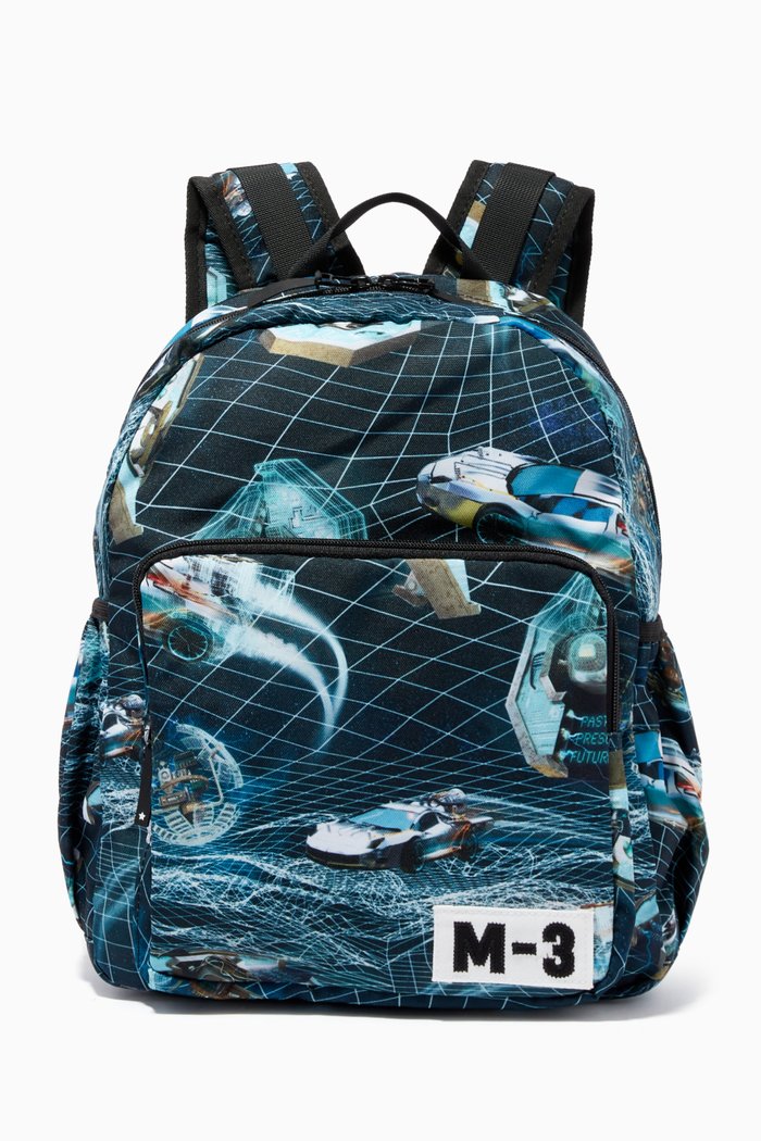 

Futuristic Cars Canvas Backpack, Black