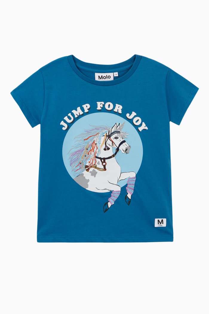 

Ranva "Jump for Joy" Jersey T-Shirt, Blue