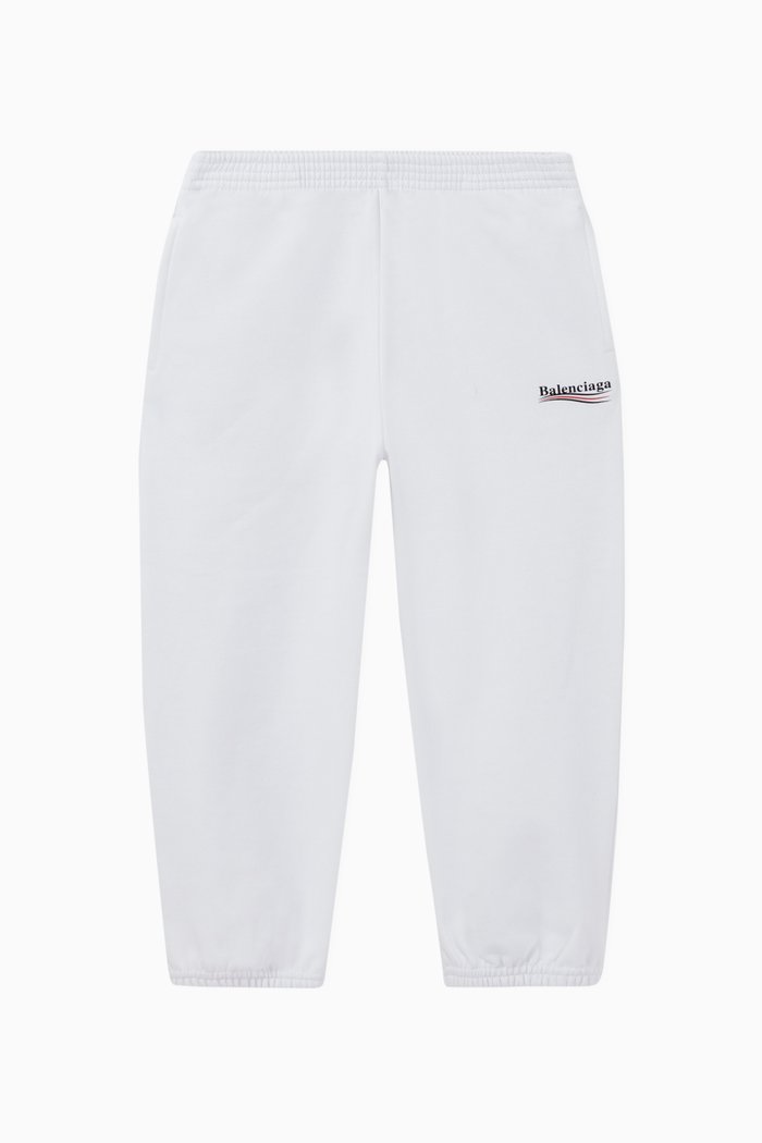 

Political Campaign Cotton Sweatpants, White