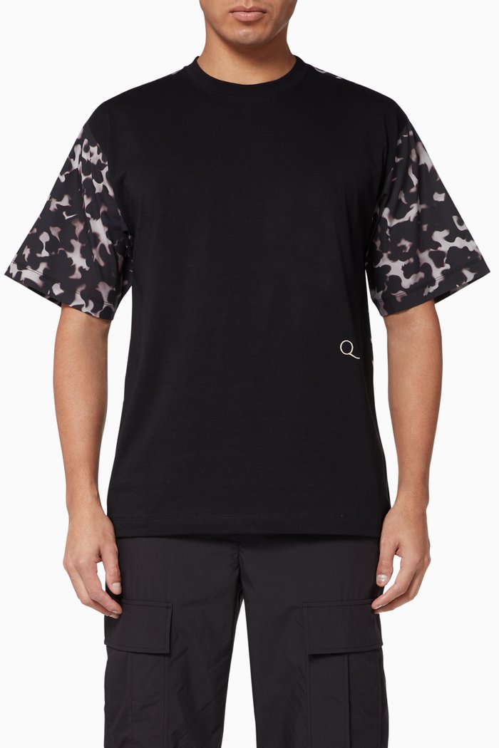 

Huwaylat Oversized Jersey T-Shirt, Black