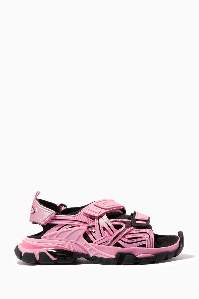 

Track Sandals in Neoprene & Rubber, Pink