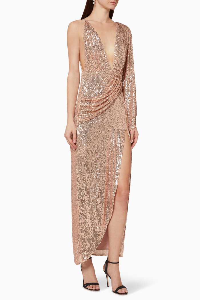 

Tinley Sequin Dress, Rose gold