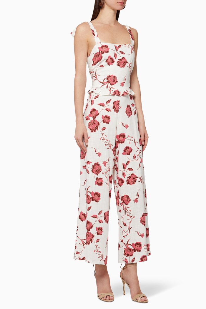 

Etta Floral Jumpsuit, Pink