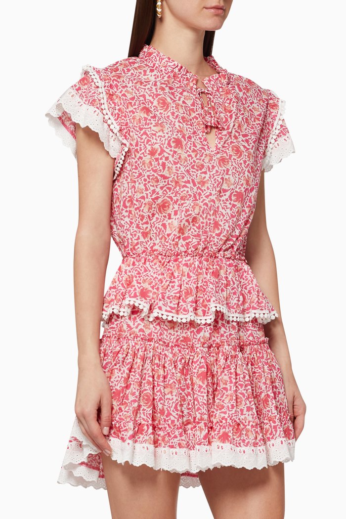 

Lilian Ruffled Dress, Pink