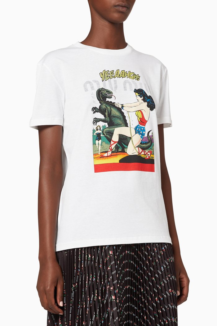 

Wonder Woman Jersey T-Shirt, White