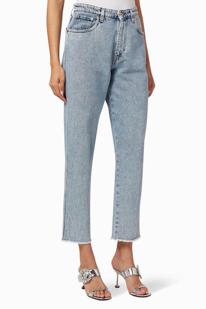 

Cotton Denim Jeans, Blue