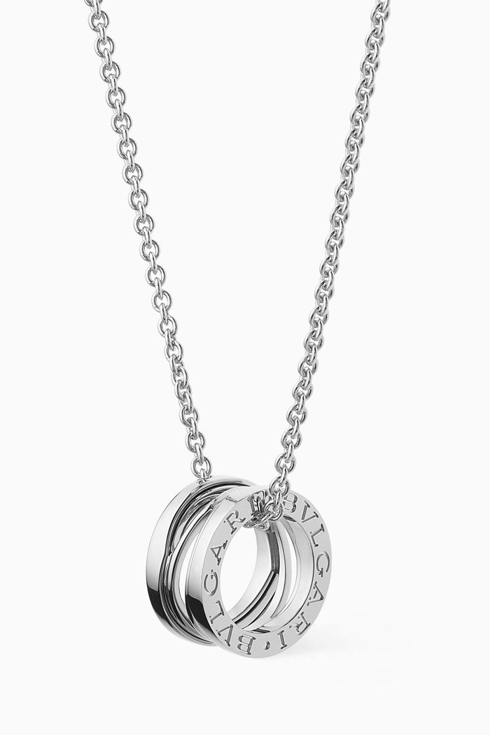

B.zero1 Design Legend Necklace in 18kt White Gold, Silver