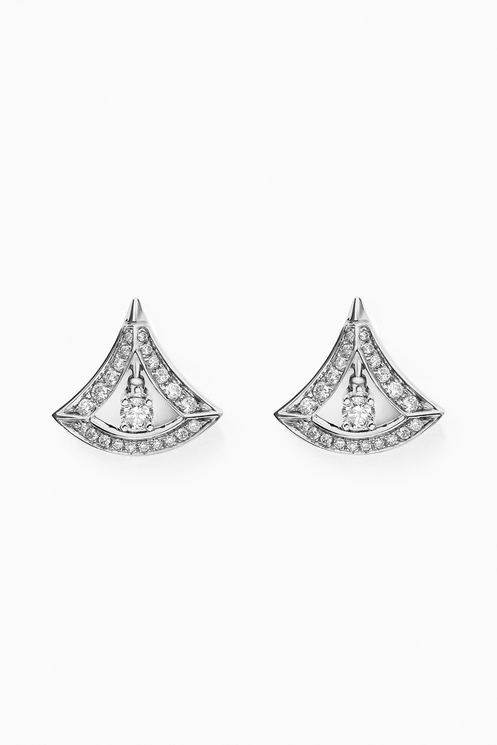 

Divas' Dream Diamond Earrings in 18kt White Gold, Silver
