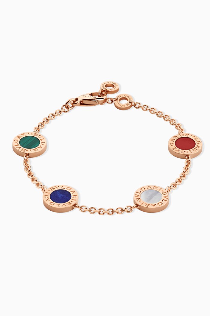 BVLGARI BVLGARI Mix Gemstone Bracelet in 18kt Rose Gold