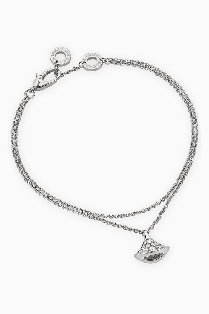 

Divas' Dream Diamond Pavé Bracelet in 18kt White Gold, Silver