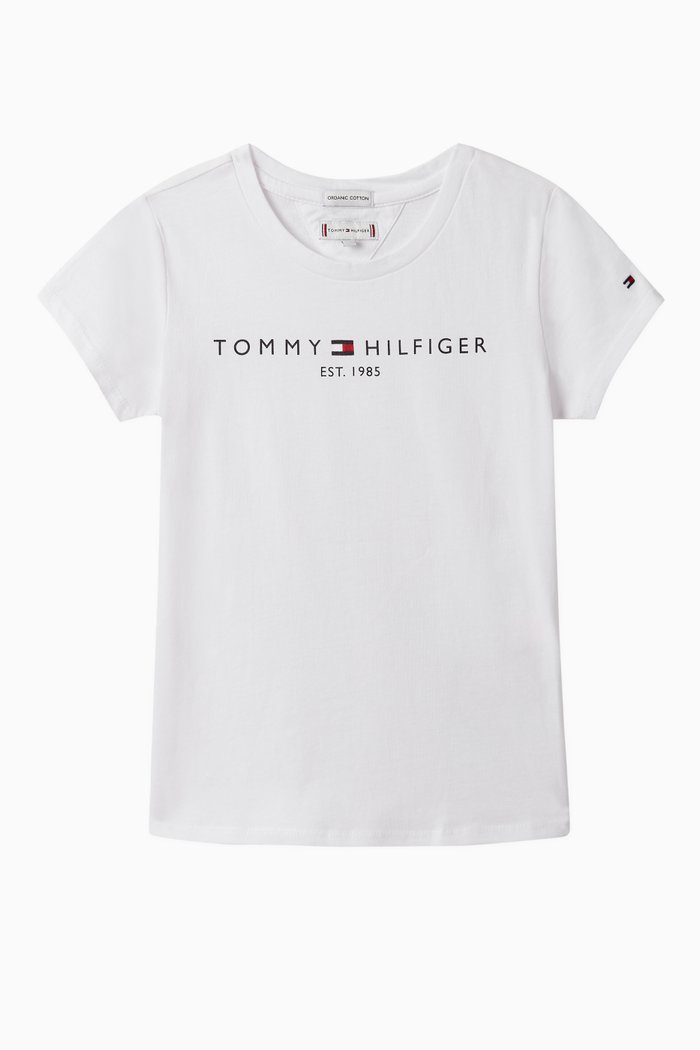 

Essentials Cotton Logo T-Shirt, White