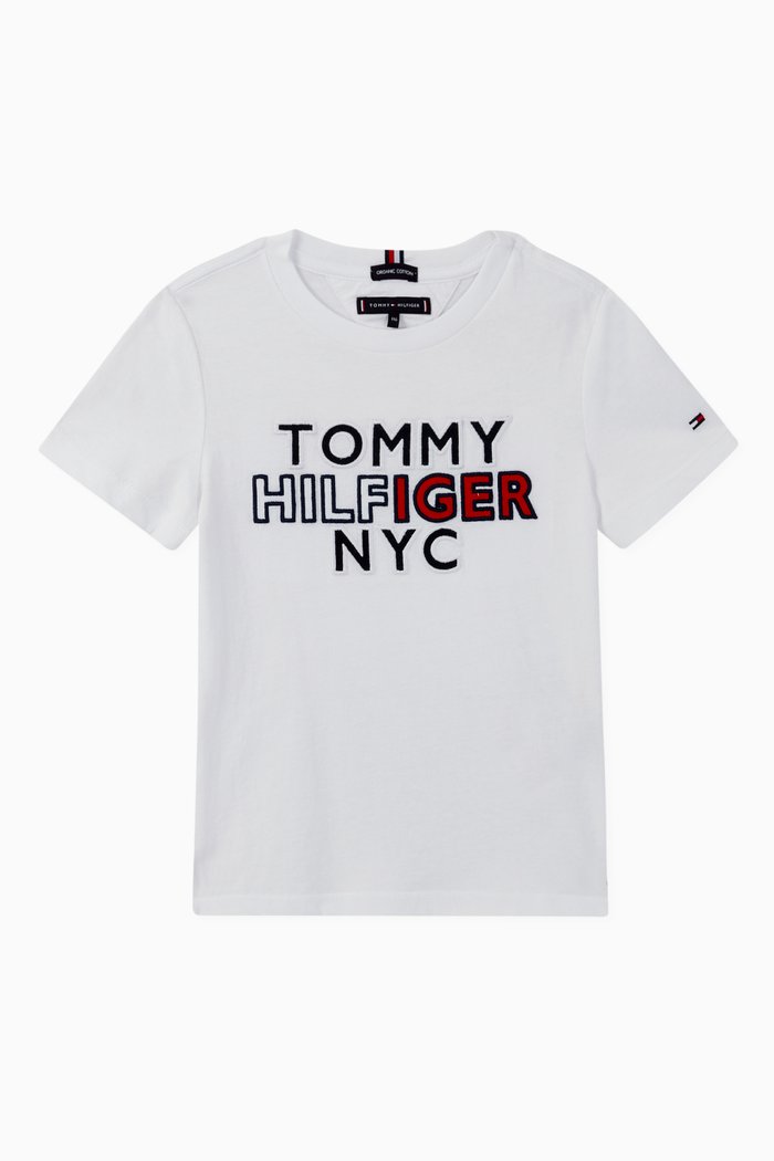 

NYC Logo Cotton T-Shirt, White