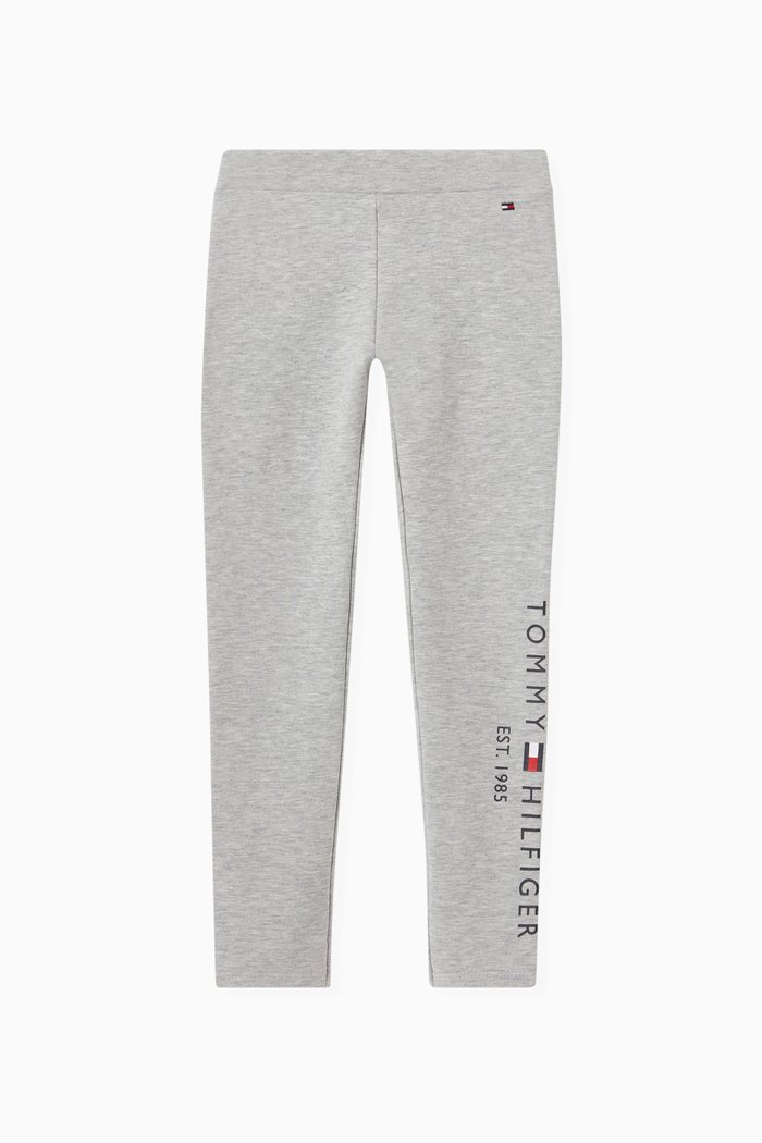 

Cotton Full-Length Leggings, Grey