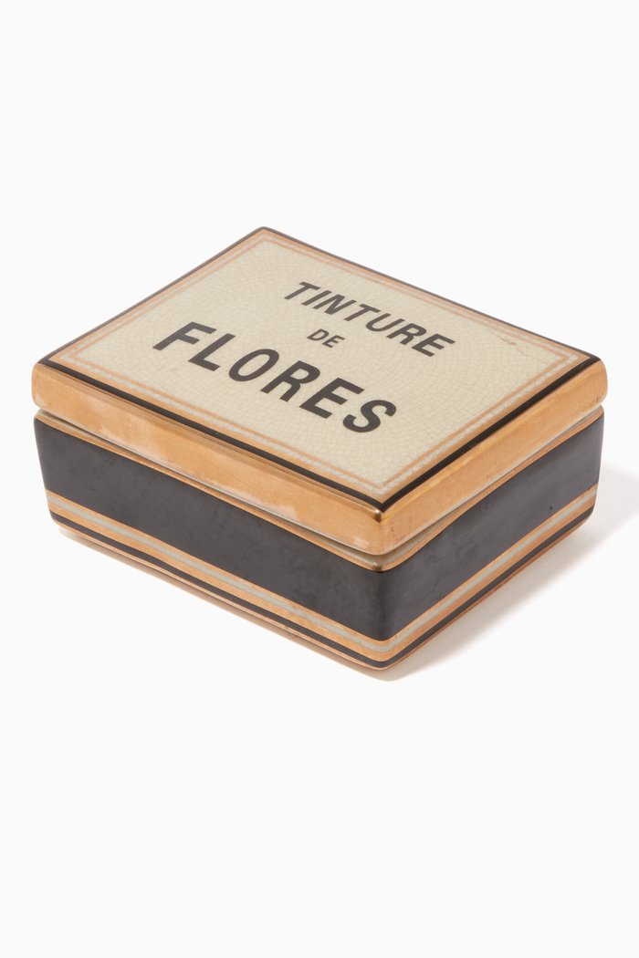 Tinture De Flores Ceramic Candle, Multicolour