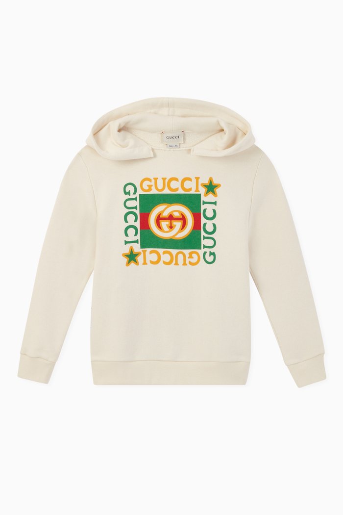 

Square Logo Hooded Sweatshirt, Neutral