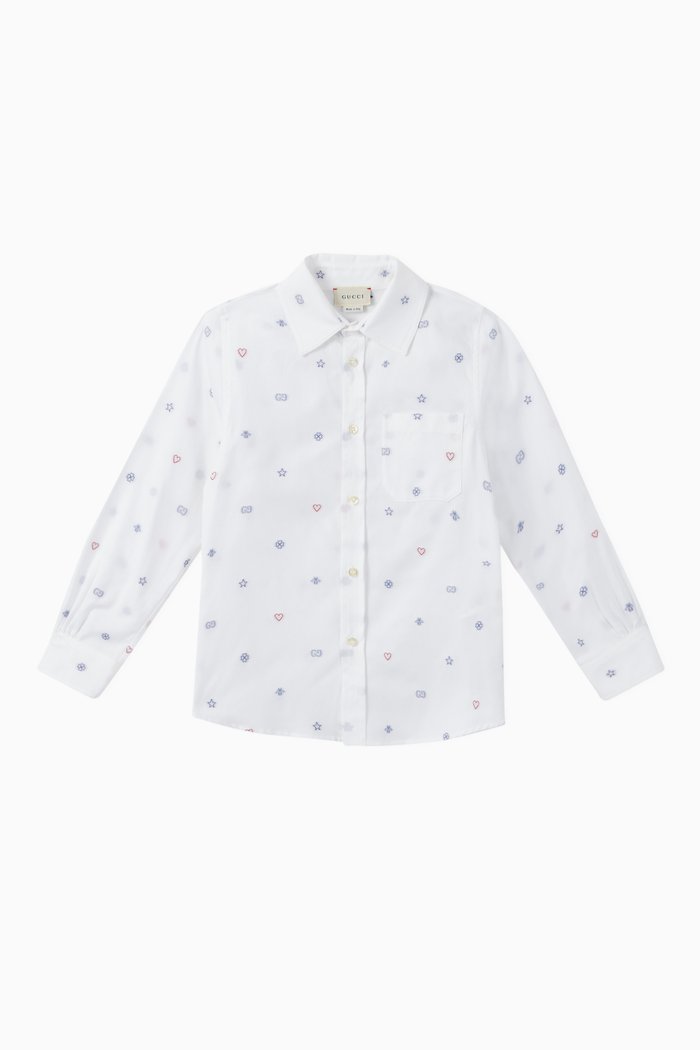 

Symbols Cotton Shirt, White