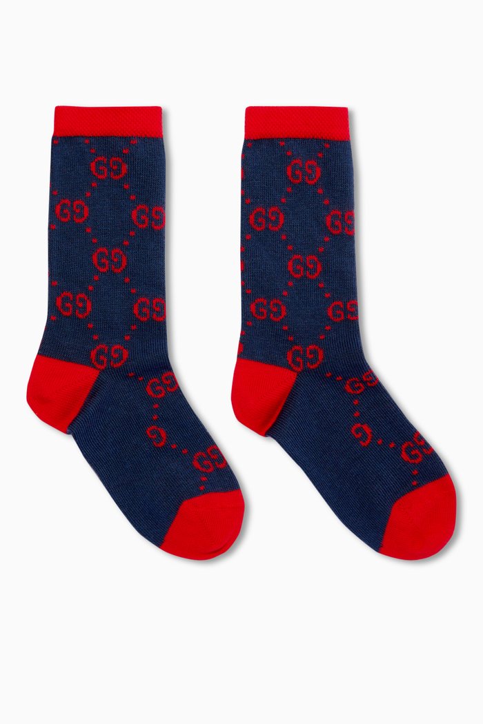 

Logo Socks in Cotton-blend, Blue