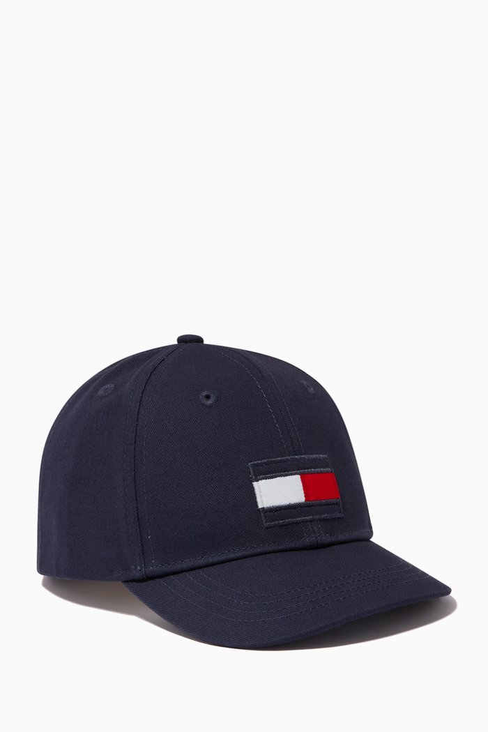 

Flag Patch Baseball Cap, Blue