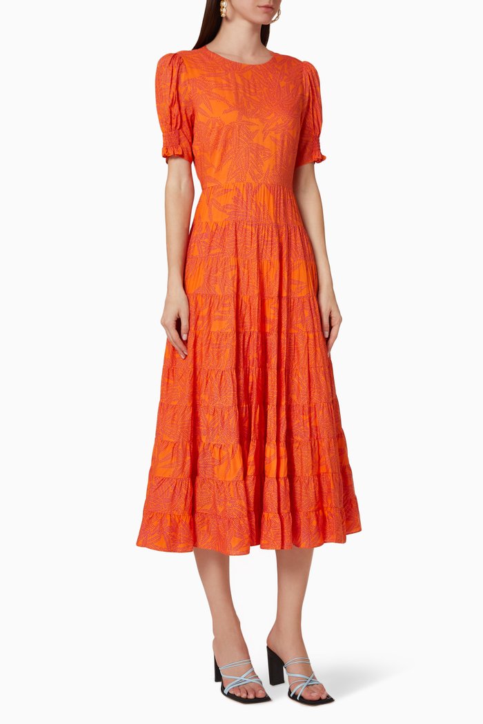 

Zadie Voile Maxi Dress, Orange
