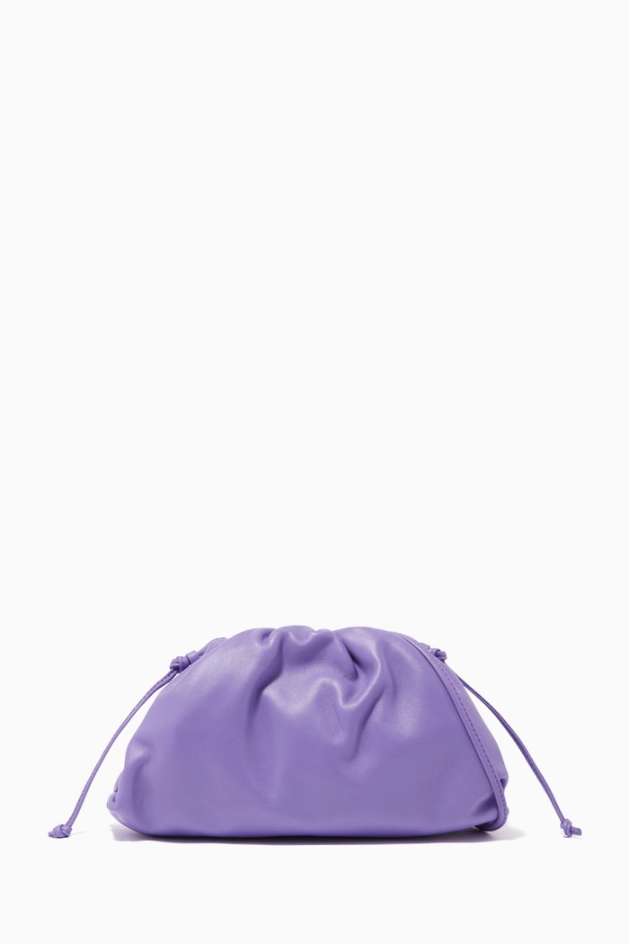 

The Mini Pouch in Calfskin, Purple