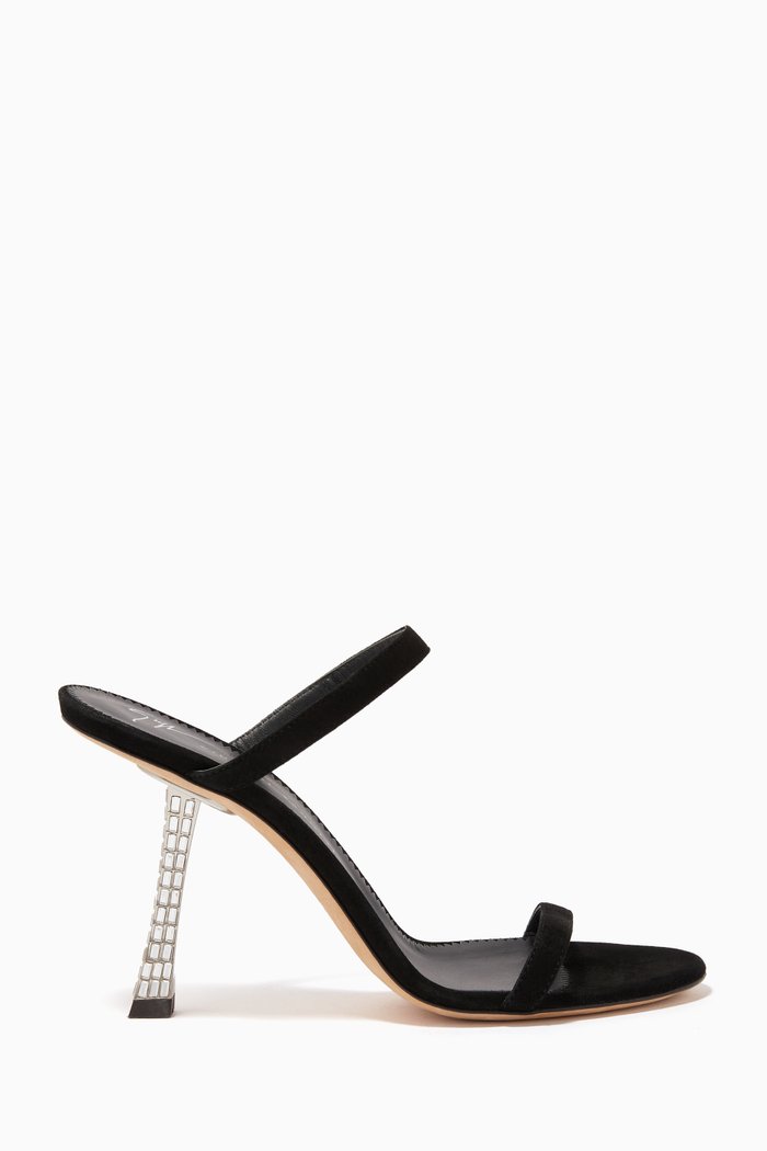 

Farrah 95 Mules in Suede, Black